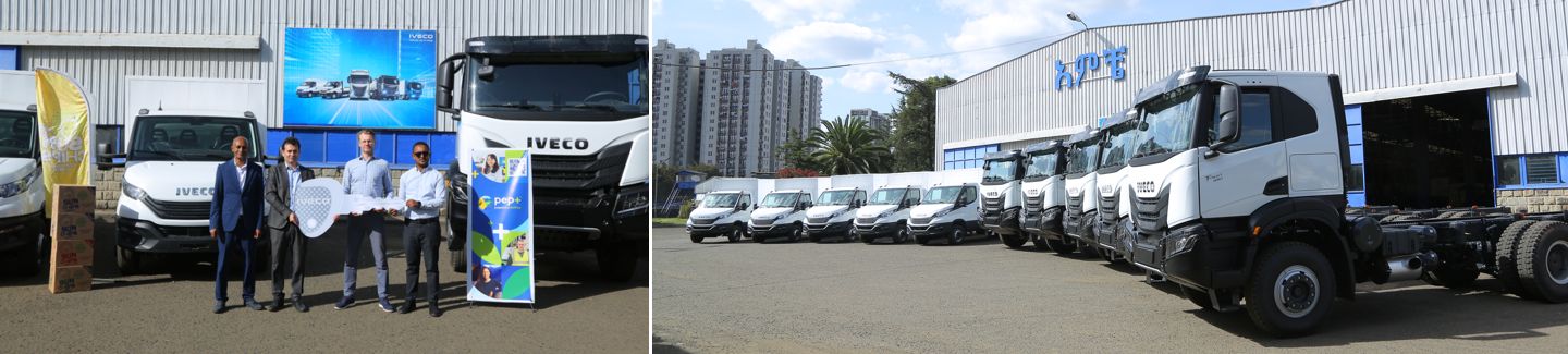 IVECO and AMCE partner with PepsiCo Foods Ethiopia (Senselet Food Processing PLC., a wholly subsidiary of PepsiCo) on a new fleet delivery