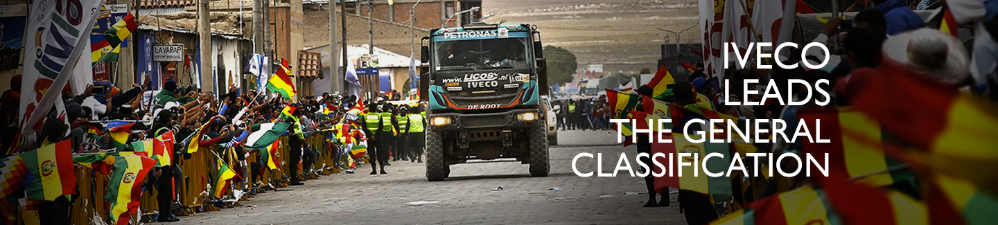 Dakar 2016: Villagra, with the Iveco Powerstar, lead the general classification