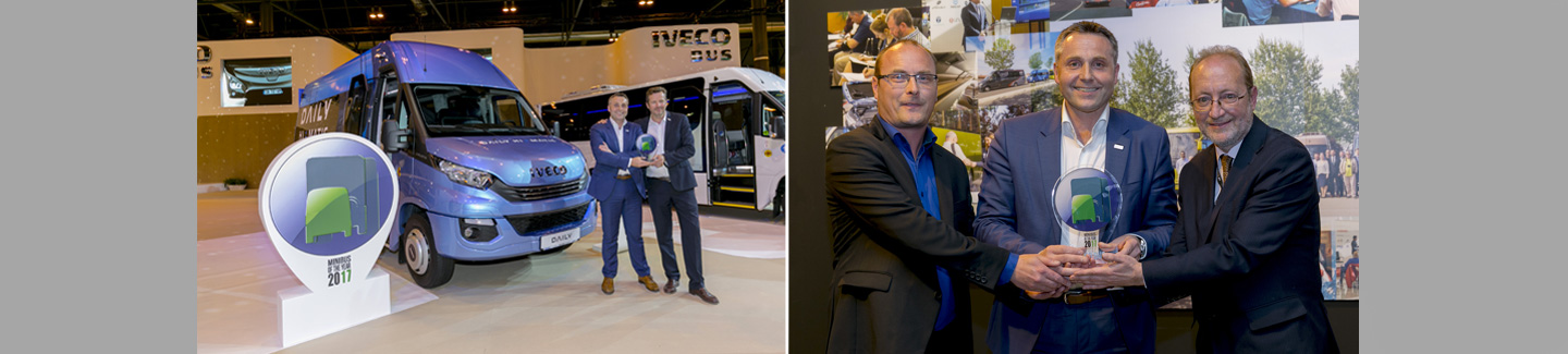 The IVECO Daily awarded again: Daily Tourys is crowned “International Minibus of the Year 2017”