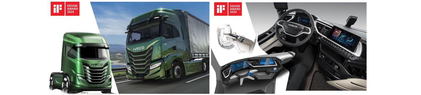 الشاحنة IVECO S-Way تحصد جائزة iF DESIGN AWARD للتصميم 2024