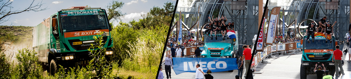 Dakar 2015: two Iveco vehicles finish in the Top 10