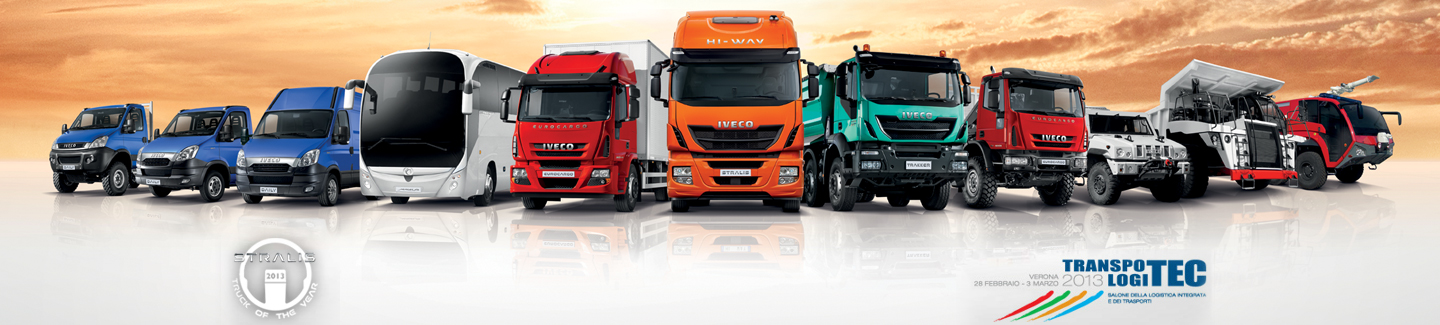 Iveco to take part at Transpotec 2013 with full truck and bus line-up
