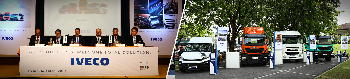Iveco Launches its Full Range of Solutions for the Commercial Vehicles Sector in Malaysia with Distributor FA Trucks