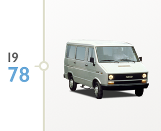 <span id="year-1978"></span>
IVECO DAILY<br />IS BORN
