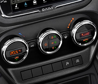 <span style="color: #3466cd;">AIR CONDITIONING</span> WITH MANUAL
OR AUTOMATIC CONTROL