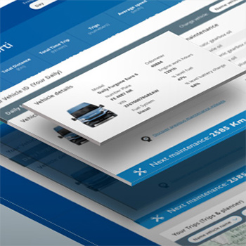 IVECO ON WEB PORTAL OG APP
