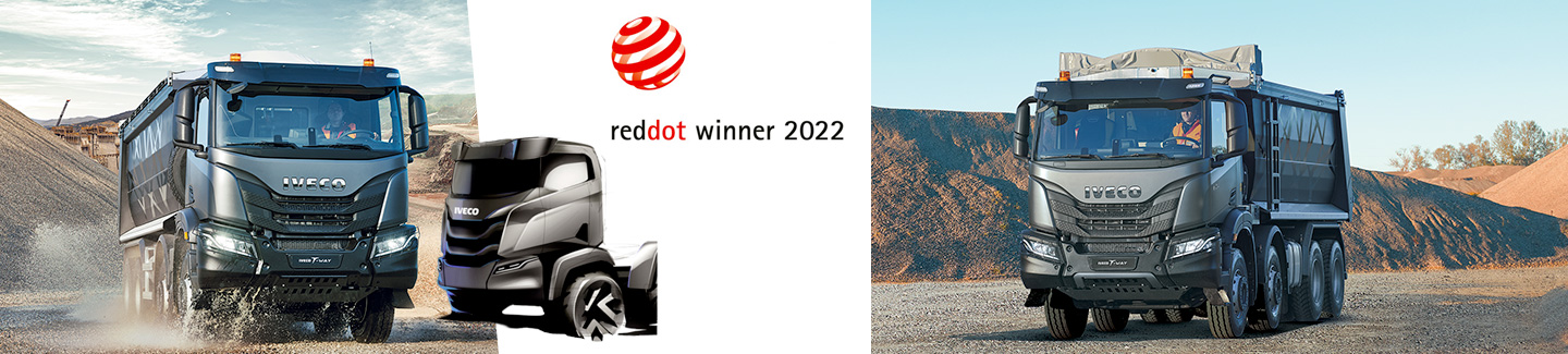 IVECO T-Way получает желанную награду Red Dot Award: Product Design 2022