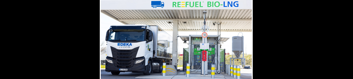 Сеть супермаркетов EDEKA к 2025 году переведет свой парк из 700 грузовых автомобилей на автомобили с низким уровнем выбросов CO2 с помощью грузовиков IVECO S-WAY LNG