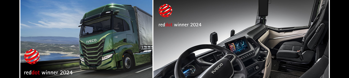 IVECO S-Way выиграла престижную награду Red Dot Award 2024 за лучший дизайн продукта