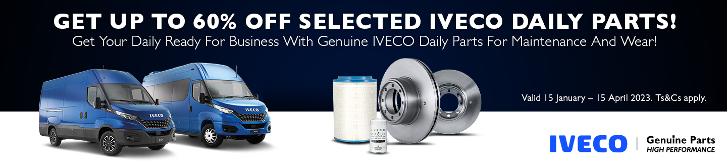 Your amazing IVECO Daily deserves amazing genuine parts!