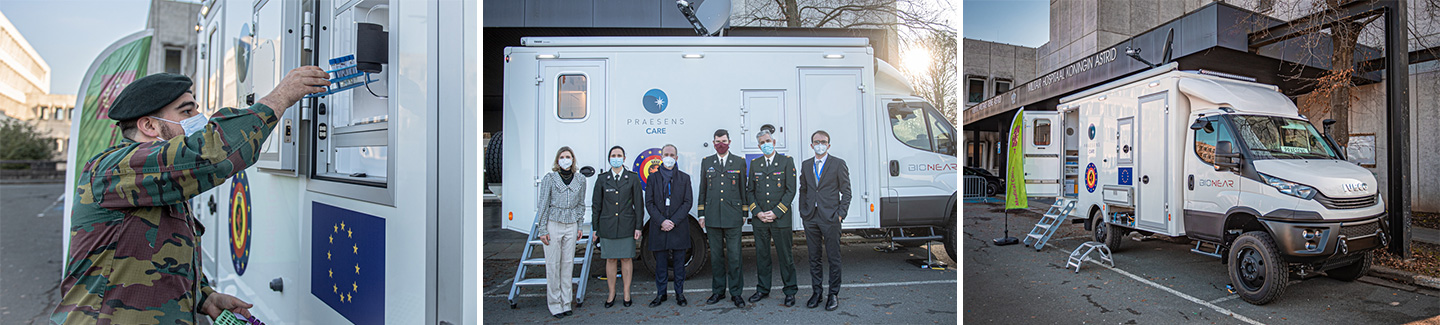 IVECO Daily mobile laboratory for Army in Africa