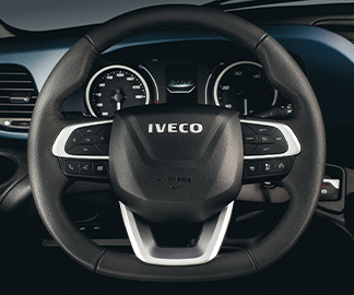 <span style="color: #3466cd;">LEATHER STEERING </span>WHEEL