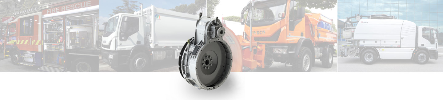 IVECO Eurocargo. Sandwich Power Take Off