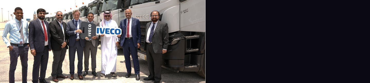 IVECO and Arabian Auto Agency hand over 20 IVECO S-Way to ARASCO in Saudi Arabia
