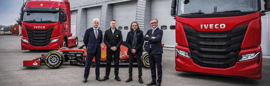 IVECO livre deux IVECO S-Way à la Scuderia Ferrari