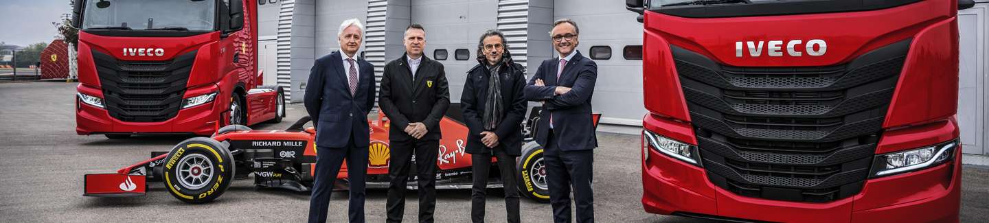 IVECO delivers two IVECO S-Way to Scuderia Ferrari