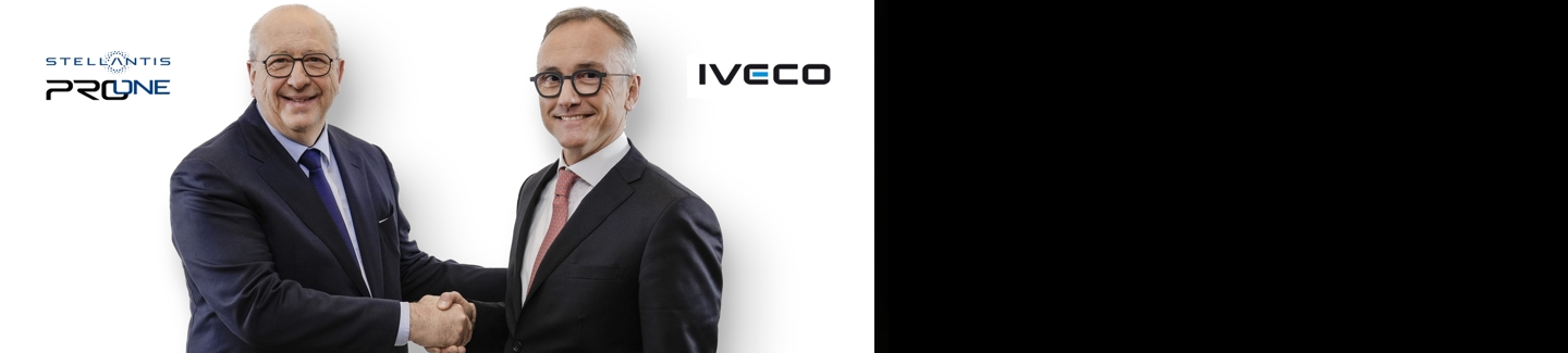 Stellantis Pro One and IVECO team up for the supply of two electric IVECO-branded vans