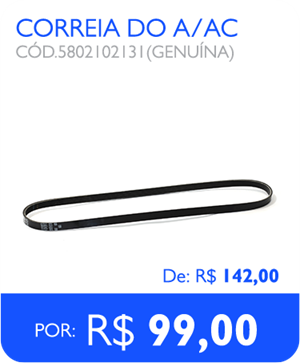 correia do A/AC de: R$ 142,00 por: R$ 99,00