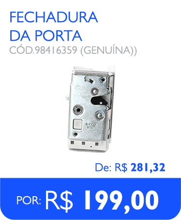 Fechadura da porta de: R$ 281,32 por: R$ 199,00
