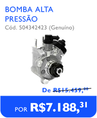 Bomba de alta pressão IVECO código 504342423 genuína - De R$ 15.459,00 por R$ 7.188,31 no Festival de Peças 2025