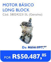 Motor básico Long Block IVECO código 5802422313L genuíno - De R$ 56.097,61 por R$ 50.487,85 no Festival de Peças 2025