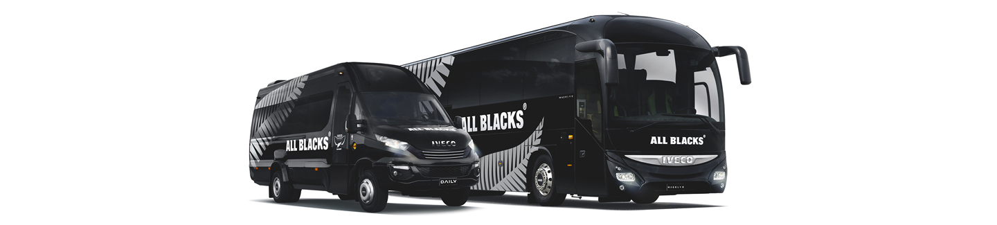 Campioni che trasportano campioni: IVECO scende nuovamente in campo a fianco degli All Blacks in qualità di European Supporter per il Vista 2017 All Blacks Northern Tour