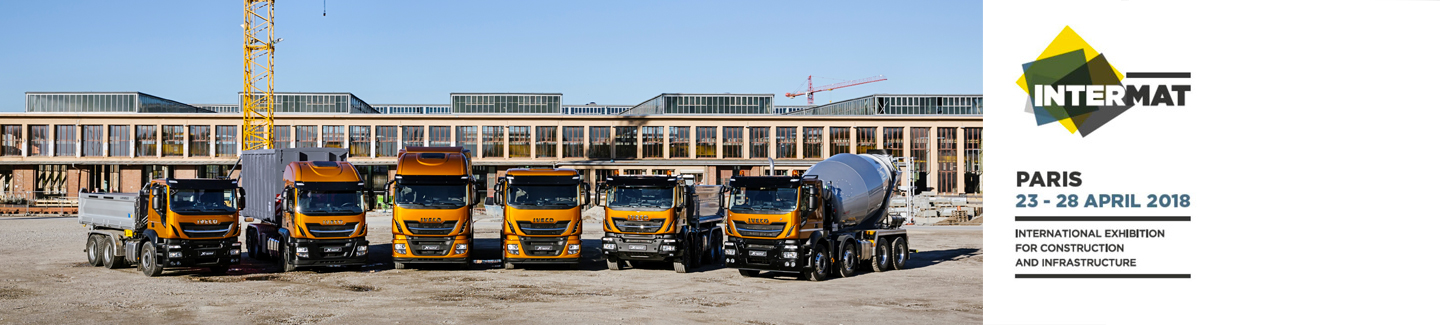IVECO presents the new Stralis X-WAY and its sustainable vehicle ranges for the construction industry at Paris Intermat 2018 answering President Macron’s call for massive conversion of heavy truck fleets to gas
