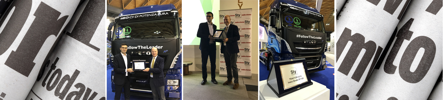 The STRALIS NP 460 wins the “Sustainable Truck of the Year 2019” title