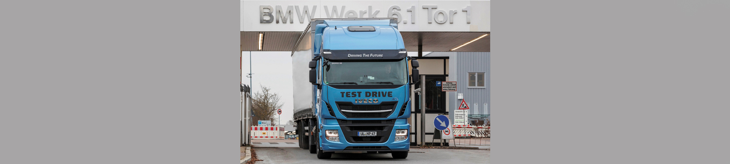 Il gruppo BMW sceglie lo Stralis NP per testare la tecnologia LNG nelle sue operazioni logistiche nell’ambito del progetto “Innovazione e Industria 4.0”