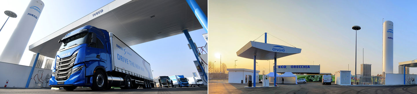 ENGIE and IVECO inaugurate a new natural gas refueling station