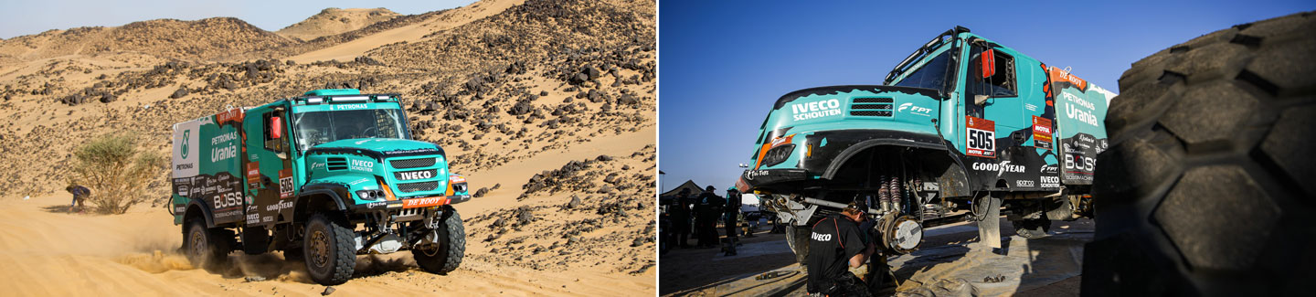 A tough day for PETRONAS Team De Rooy IVECO in Stage 8 of Dakar Rally 2020