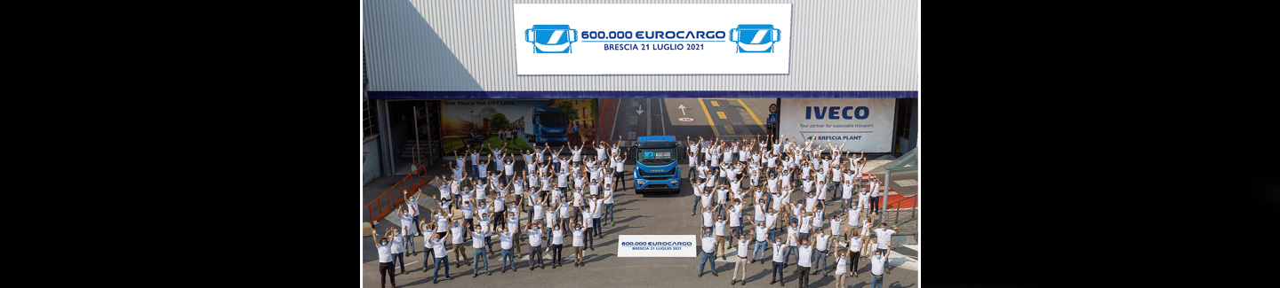 IVECO celebrates the 600,000th Eurocargo built at its iconic Brescia plant
