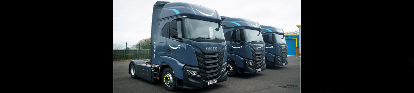 IVECO to supply 1,064 gas-powered S-WAY trucks to Amazon to support European operations