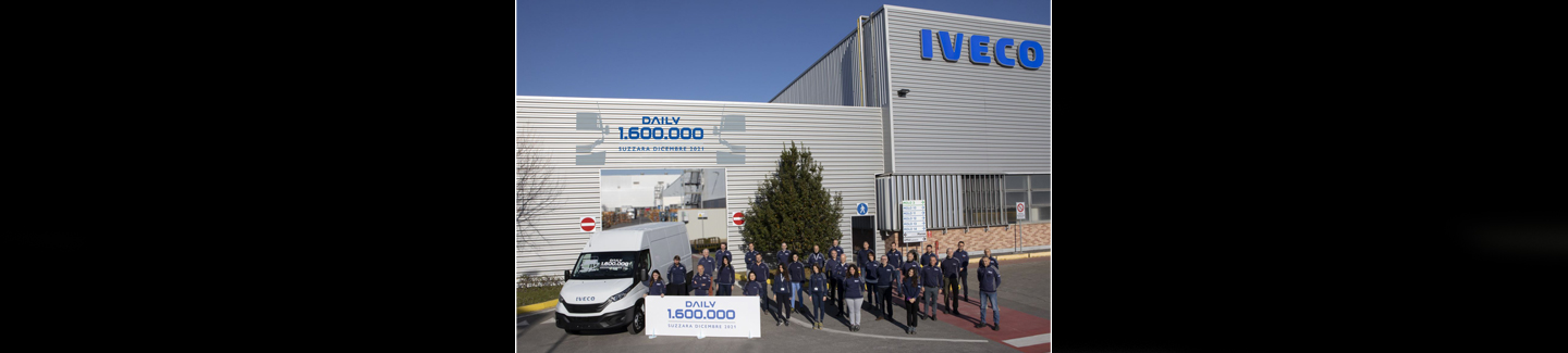 IVECO celebrates production of the 1,600,000th Daily vehicle at its historic Suzzara plant