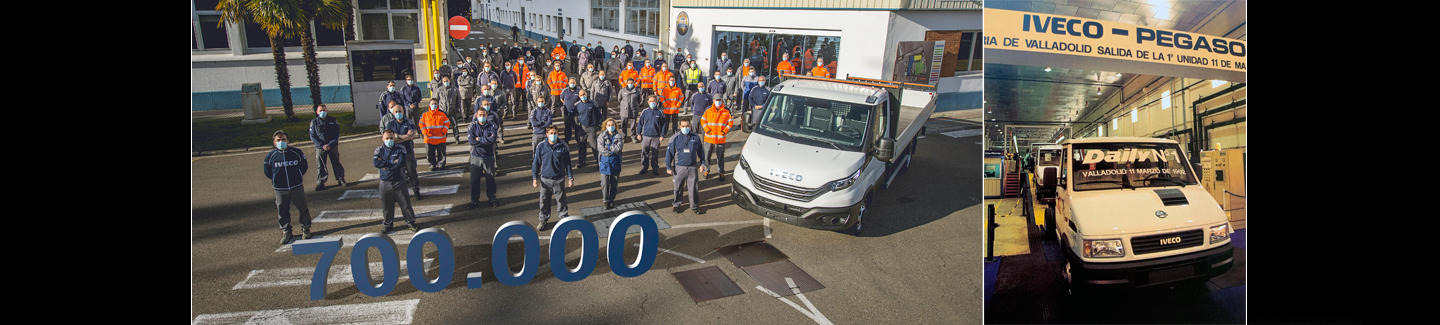 IVECO celebrates the 700,000th Daily manufactured in Valladolid on the 30th anniversary of the start of its production at this plant