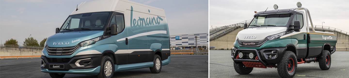 IVECO brings its iconic legacy into two very Special Editions: the Leoncino and the Tigrotto