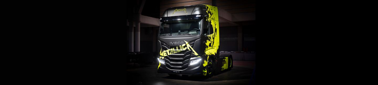 IVECO “goes electric” with Metallica on the European leg of the band’s massive M72 World Tour