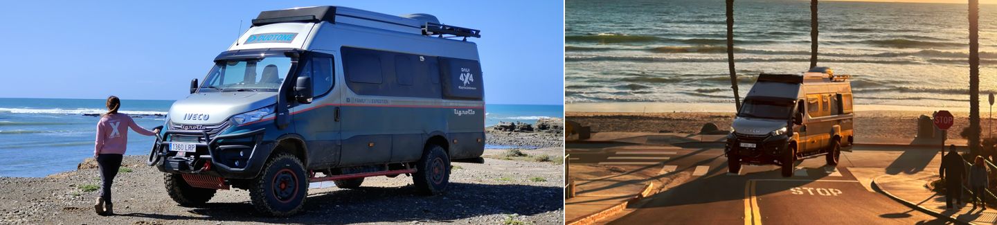 IVECO Daily Van Life Adventure continues in the Americas: professional kiteboarder Núria Gomà i Lleonart keeps on travelling aboard her Daily 4x4