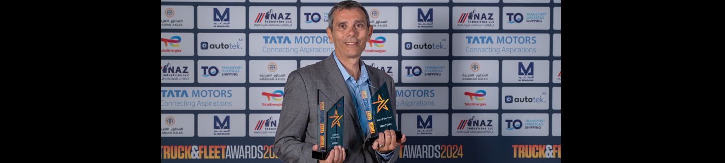 IVECO wins “Light Van of the Year” and “Launch of the Year” at the Truck & Fleet Middle East awards in Dubai