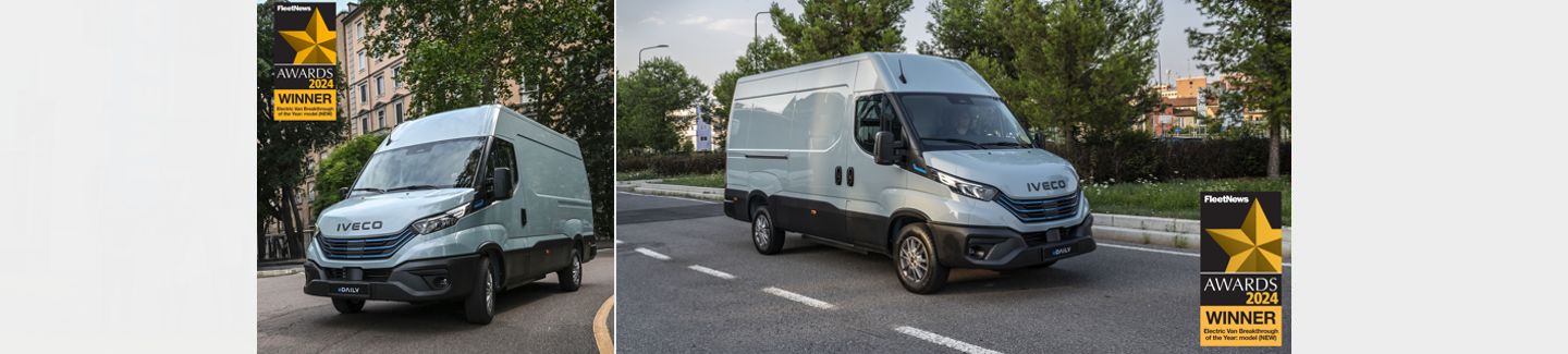 Forward-thinking’ IVECO eDaily wins ‘Electric Van Breakthrough of the Year’ Award