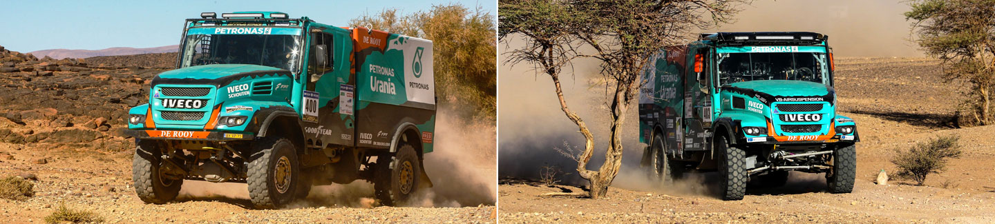 Africa Eco Race 2018: two hard stages for Team PETRONAS De Rooy IVECO