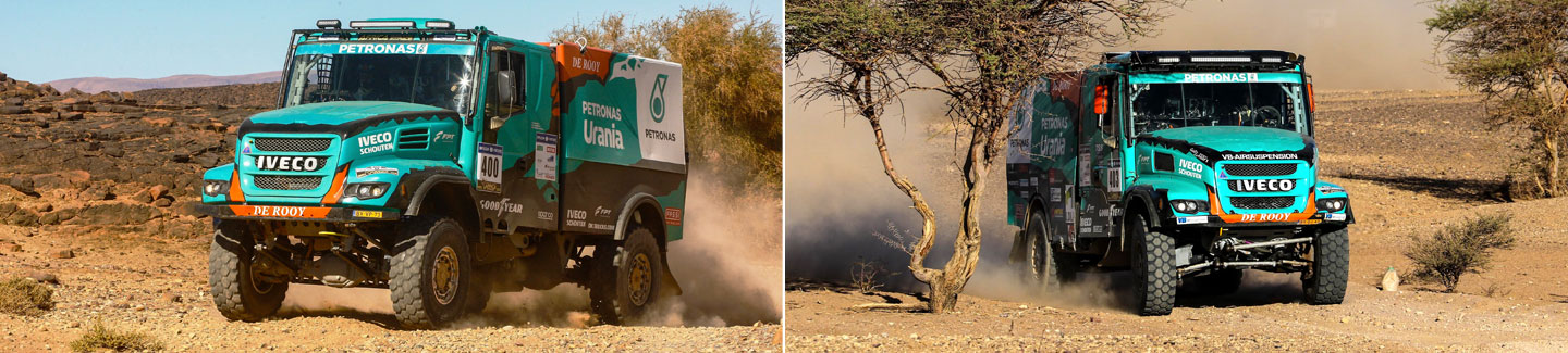 Africa Eco Race 2018: due tappe difficili per il Team PETRONAS De Rooy IVECO