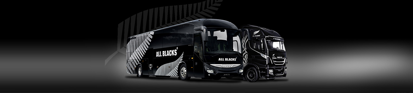 Campioni per i campioni: Iveco scende in campo a fianco degli All Blacks in qualità di European Supporter per il loro tour europeo autunnale