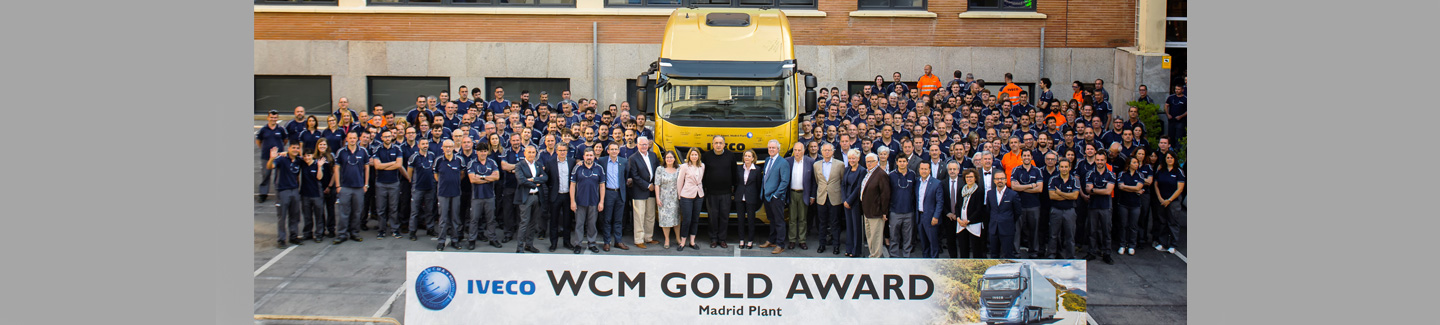 Lo stabilimento IVECO di Madrid celebra l’Oro nel programma World Class Manufacturing