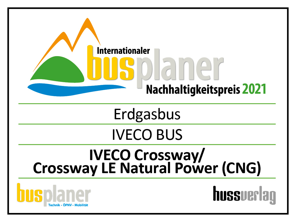 Internationaler busplaner Nachhaltigkeitspreis 2021