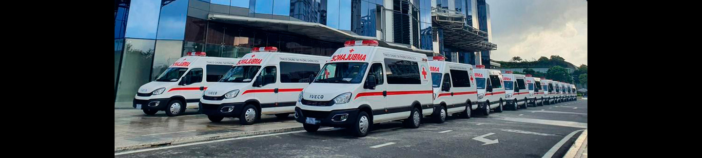 THACO donates 30 IVECO Daily Ambulances to Ho Chi Minh City to support fight against COVID-19