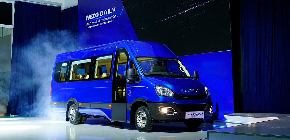 IVECO DAILY PLUS có kích thước tổng thể lớn hơn các sản phẩm cùng phân khúc tạo không gian nội thất rộng rãi, sang trọng